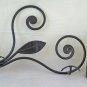 Old Coat Hangers Wrought Iron Wall Forged Hand 2 Hooks Vintage CH34