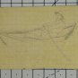 Two Old drawings Sketch Sketching Lobster Fisherman Pencil paper BM53.6D