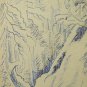 Old Drawing Sketch Sketching landscape Val D' Anniviers Swiss BM53.6C