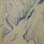 Old Drawing Sketch Sketching landscape Val D' Anniviers Swiss BM53.6C