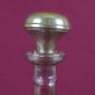 Bottle For Liquor Antique Glass Cap Metal Beginning Century Denmark R147