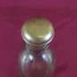 Bottle For Liquor Antique Glass Cap Metal Beginning Century Denmark R147