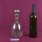 Bottle For Liquor Antique Glass Cap Metal Beginning Century Denmark R147