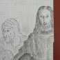 Drawing Antique Religious Jesus With Disciples Sketching Sketch BM53.5F