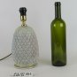 Table Lamp IN/Heated Gantry Capodimonte A Pinecone Golden Lampshade Vintage VN5