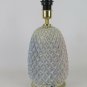 Table Lamp IN/Heated Gantry Capodimonte A Pinecone Golden Lampshade Vintage VN5