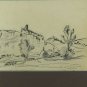 View by Country Drawing Antique Signed & Dated 1931 BM53.6B