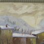 Case IN Liguria Painting oil View Opera Painter Paolo Aimaretti x8