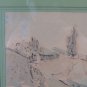 Giulio For Milan 1895-1991 Painting Watercolour Signed landscape VS13