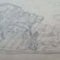 Drawing Antique Sketch Studio For Painting landscape Pencil On paper BM53.5C