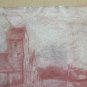 Antique Drawing Of Painter French Pierre Duteurtre Dut landscape Campi BM53.1