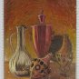 Old Painting oil Board Signed Reynaud Nature Still Painting Metaphysical Bsn