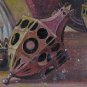 Old Painting oil Board Signed Reynaud Nature Still Painting Metaphysical Bsn