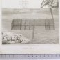 Engraving Antique Perspective Of Tonnara Nineteenth Century Fishing Tuna VS11