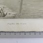 Engraving Antique Perspective Of Tonnara Nineteenth Century Fishing Tuna VS11