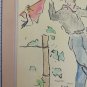 F&Atilde;&ordf;te Du Raisin Frejus Provence France Old Drawing Portrait Signed BM53.6D