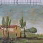 Old Painting oil Small Size Signed Reynaud landscape Countryside Bsn