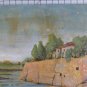 Old Painting oil Small Size Signed Reynaud landscape Countryside Bsn