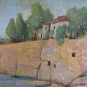 Old Painting oil Small Size Signed Reynaud landscape Countryside Bsn