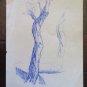 Antique Drawing Pen On paper Drawing Original Of Painter G.Pancaldi P28