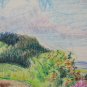 Old Drawing landscape Countryside Swiss Signed Bischoff Sketch BM53.6C