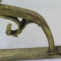 Two Old Coat Hangers Wall Wrought Iron Forged Hand & Golden CH34