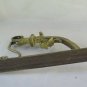 Two Old Coat Hangers Wall Wrought Iron Forged Hand & Golden CH34