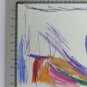 Old Sketch Sketching Drawing Abstract Pencil Coloured On paper Vintage P28.1