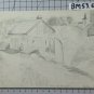 View L'Isle Vaud Swiss Drawing Antique Painter Emil Otto Bischoff BM53.6C