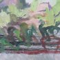 Painting oil View from The Window Painting Opera Painter Gaetano Pancaldi P14