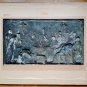Antique Bas-Relief IN Metal Last Dinner Spain Nineteenth Century Art Mantis Csc