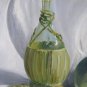 Old Painting oil Hat Alpine Army Italian Alpine Signed Painting Zg