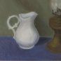 Painting Nature Still Vintage Years' 60 Painter Piedmont Bahri Dated Pb