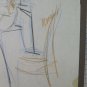 Piper of Guitar Old Drawing Sketch French Half Xx Century BM53.6B