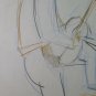 Piper of Guitar Old Drawing Sketch French Half Xx Century BM53.6B