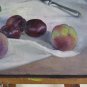 Old Painting oil On Linen Nature Still Spain Painting First Half Of 900 MD13