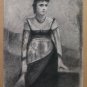 Large Drawing Antique Portrait Figure Woman Artist Pierre Duteurtre Dut BM53.1
