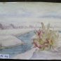 Old Painting landscape Winter Onirico Watercolour paper 16 1/2x13 3/8in P14