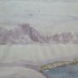 Old Painting landscape Winter Onirico Watercolour paper 16 1/2x13 3/8in P14