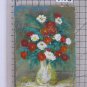 3 7/8x5 7/8in Small Painting Blossom Vintage Floral Miniature Sketch X13