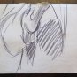 Drawing Vintage Studio For Portraits Man's Preparatory Sketch Period P28.5
