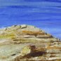 Old Painting Opera Of Painter Piedmont Reynaud landscape Rocky Bsn