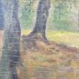 Old Painting oil On Board Signed Craemer landscape Forces Bush Trees R136