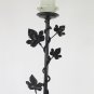 Lamp Desk Vintage Wrought Iron Metal Embossed Decoration Leaves CH37