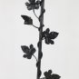 Lamp Desk Vintage Wrought Iron Metal Embossed Decoration Leaves CH37