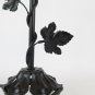 Lamp Desk Vintage Wrought Iron Metal Embossed Decoration Leaves CH37