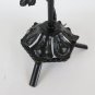 Lamp Desk Vintage Wrought Iron Metal Embossed Decoration Leaves CH37