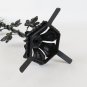 Lamp Desk Vintage Wrought Iron Metal Embossed Decoration Leaves CH37