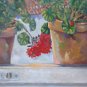 Painting with Flowers Vintage Signed from The Painter Spanish Vicente Segura 900