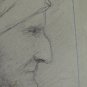 Old Drawing Pencil paper Portrait Woman Old Woman Schizzzo Sketch P28.10